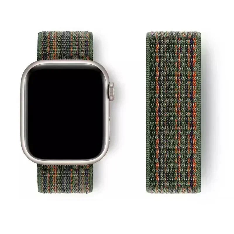 Strap For Apple Watch Band 44mm 40mm 45mm 41mm 49mm 42mm 38mm 46mm 45 mm Nylon Bracelet iwatch 10 9 7 se 6 ultra