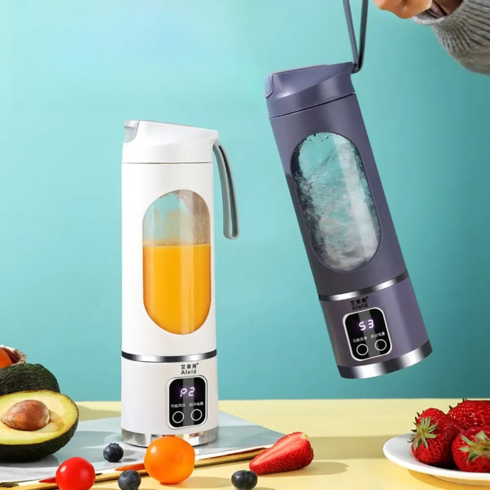 Portable Mini Juicer, Wireless USB Rechargeable Blender, Multifunctional Smoothie & Juice Maker, Ideal for Fruit & Veggie Drinks