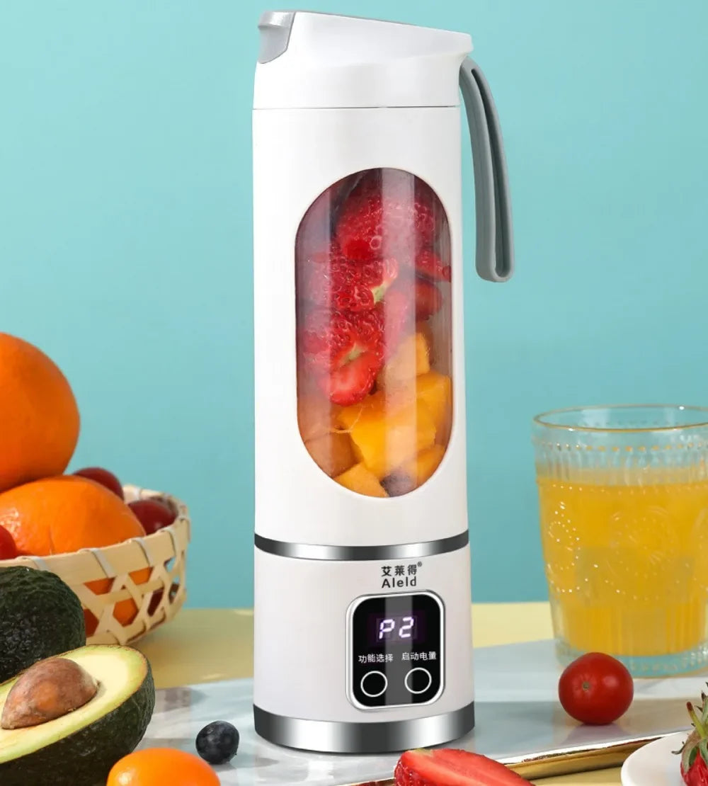 Portable Mini Juicer, Wireless USB Rechargeable Blender, Multifunctional Smoothie & Juice Maker, Ideal for Fruit & Veggie Drinks