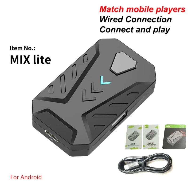 Portable Mobile Gaming Keyboard Mouse Converter Adapter