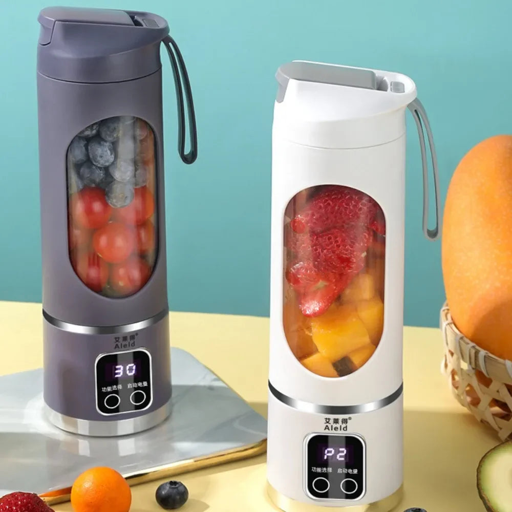 Portable Mini Juicer, Wireless USB Rechargeable Blender, Multifunctional Smoothie & Juice Maker, Ideal for Fruit & Veggie Drinks