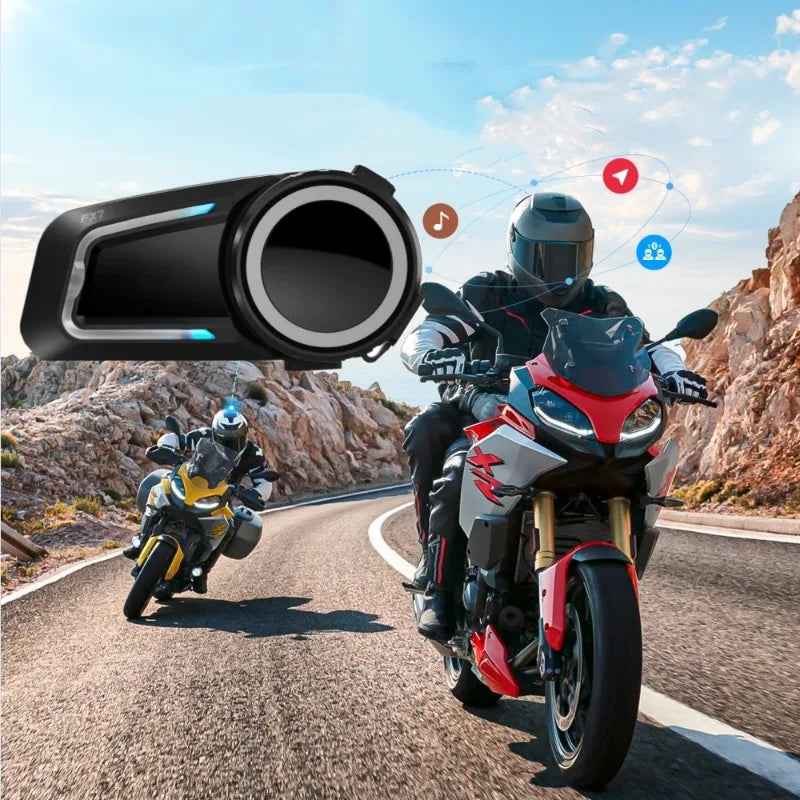 Rider Mesh Professional Helmet Intercom Motorcycle Helmet Bluetooth Headset